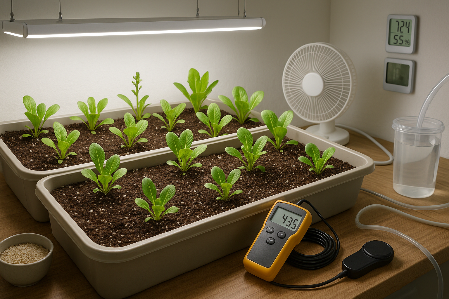 Under heading Setting Up Your Indoor Lettuce Growing System