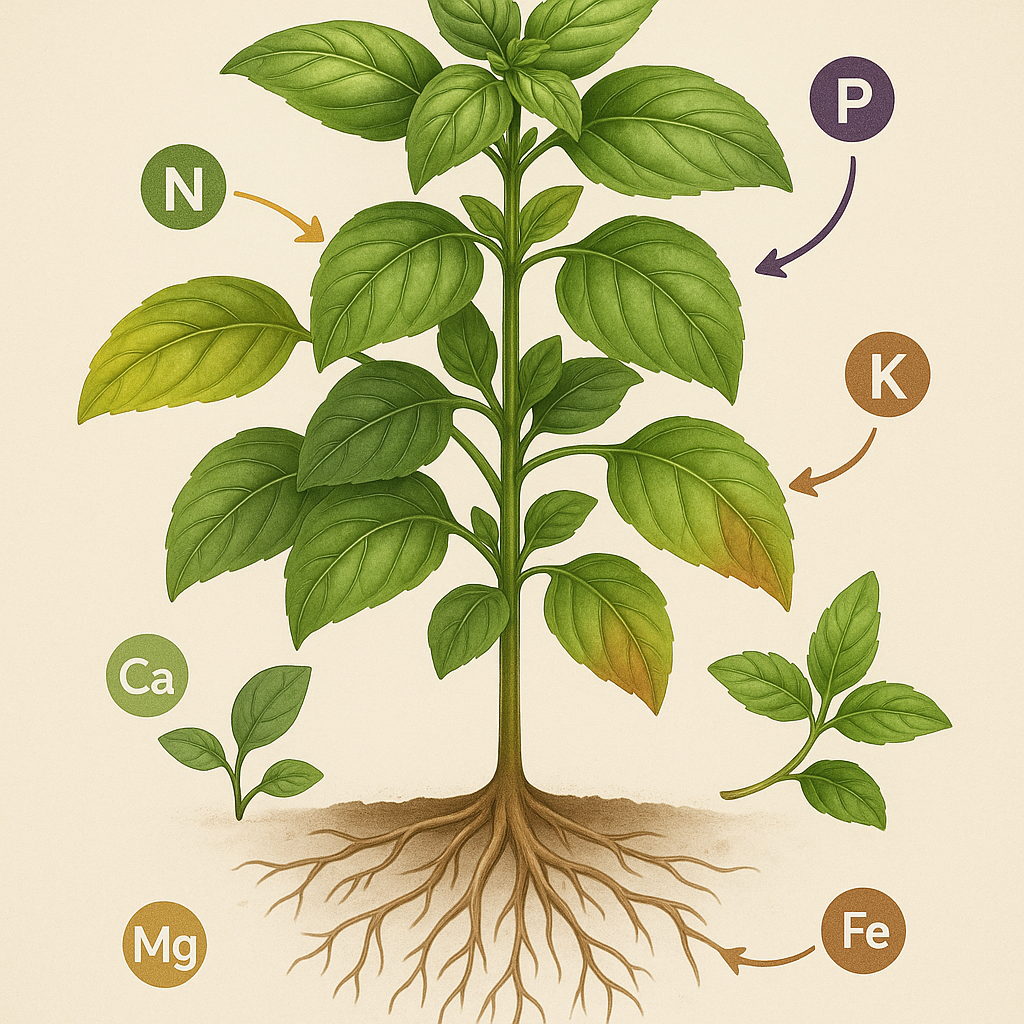 Under heading Understanding Basils Nutritional Needs
