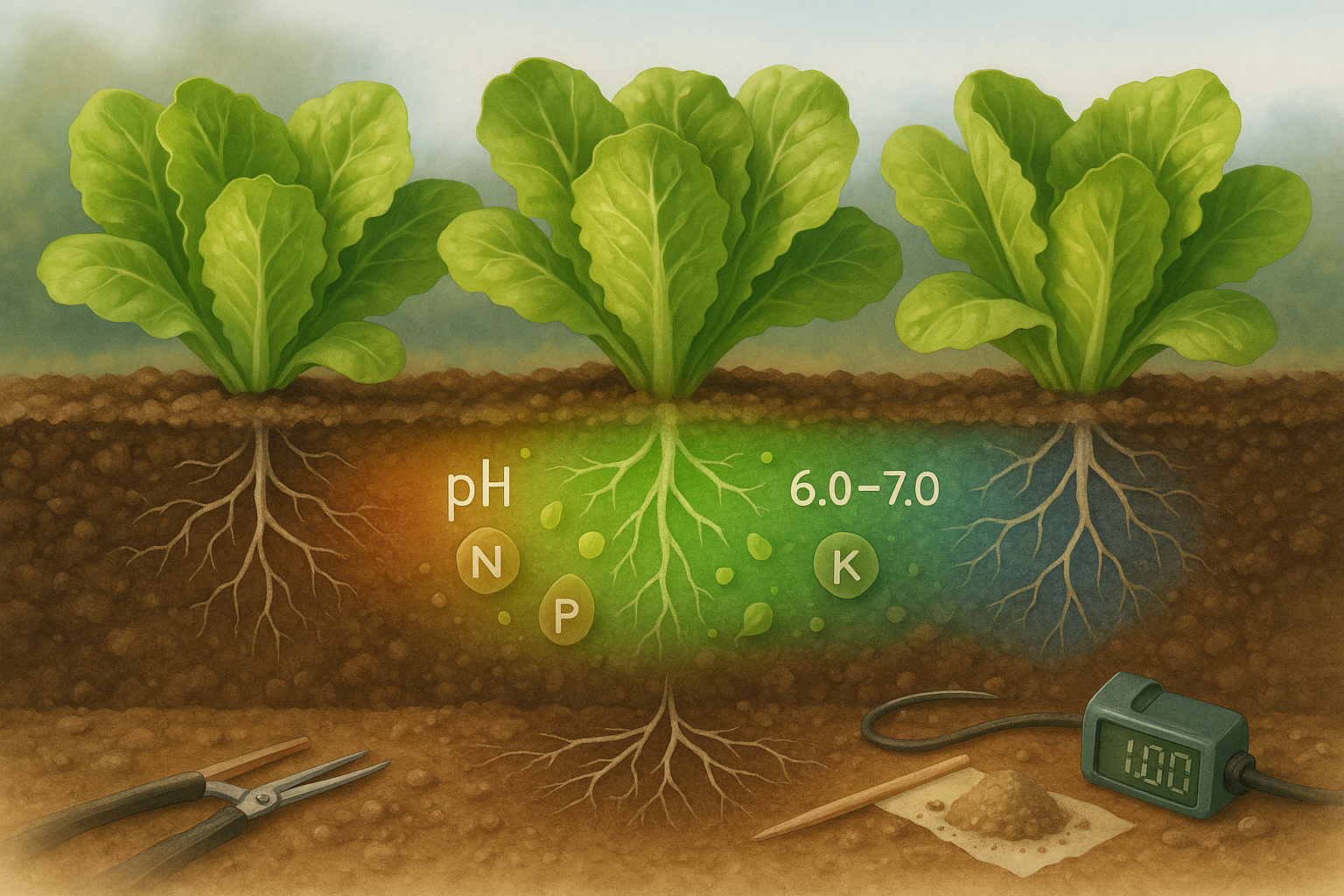 Under the Understanding the Ideal Soil pH for Lettuce heading