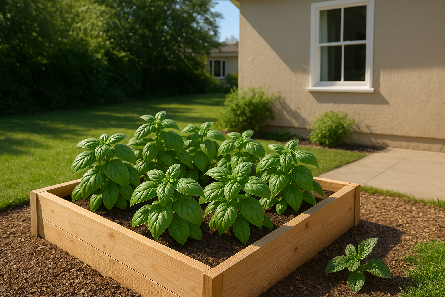 Under the heading Choosing the Right Raised Bed Location and Size