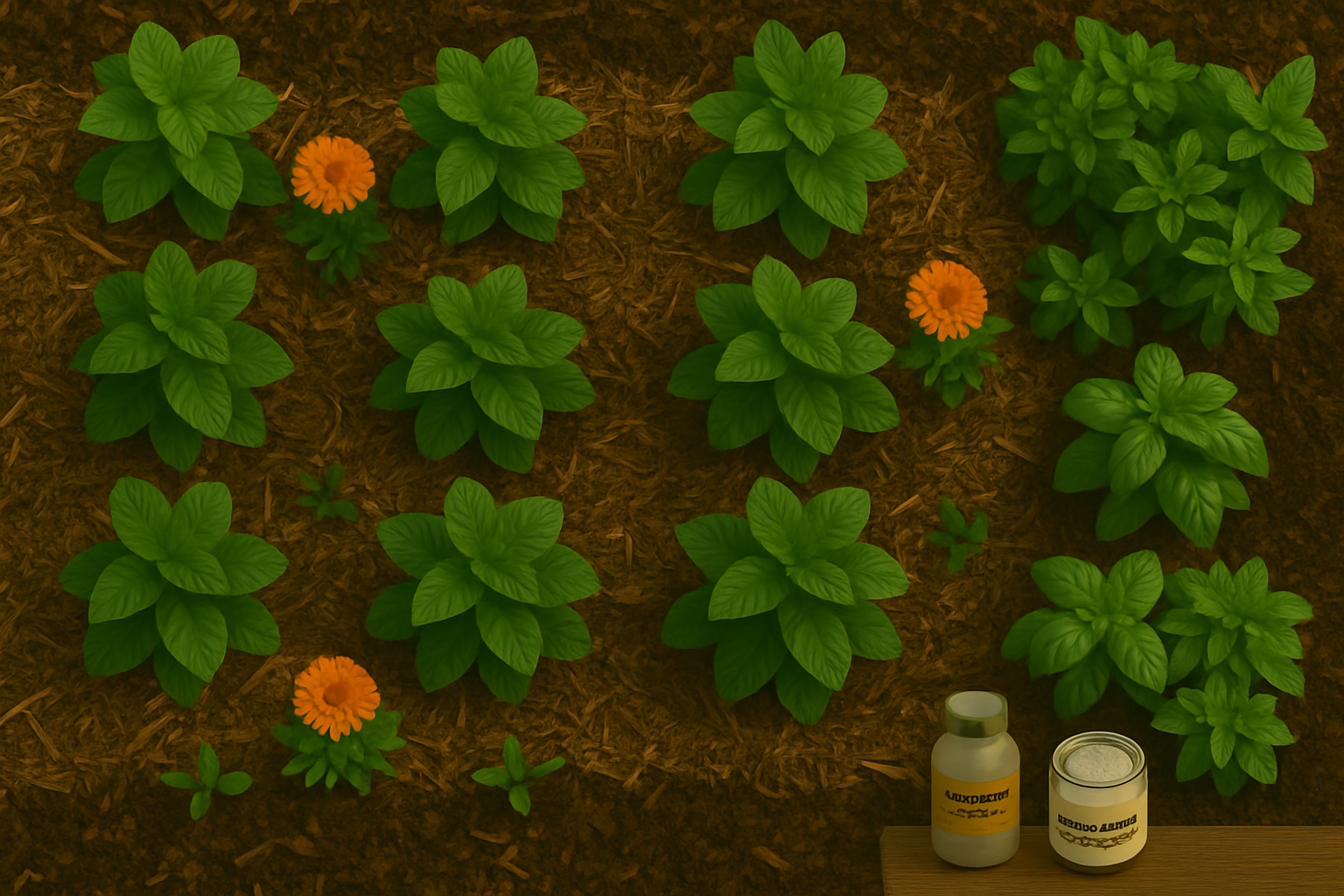 Under the heading Preventing Mint Pest Problems