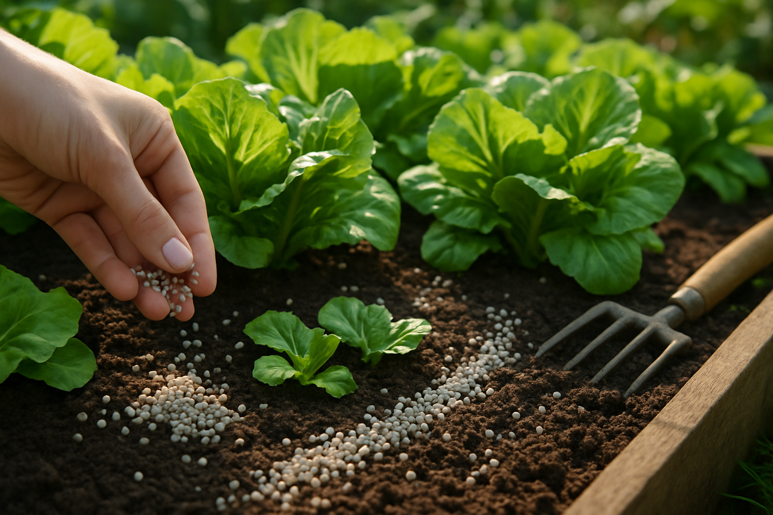 Under the heading Pros and Cons of Granular Fertilizers for Lettuce