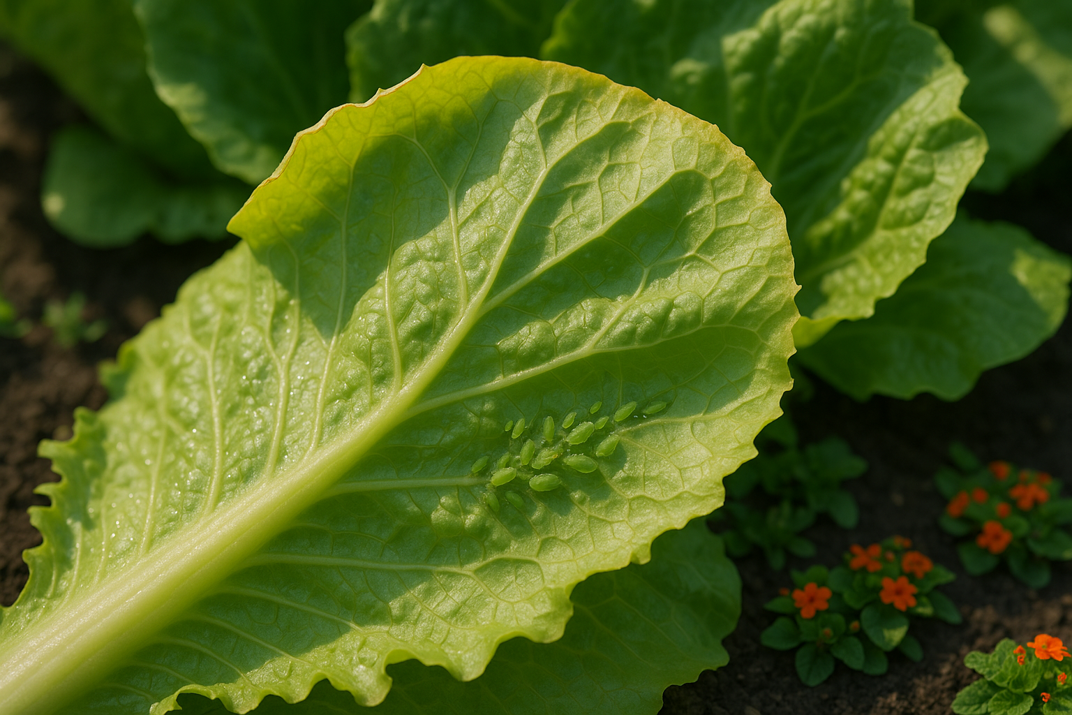 Under the heading Recognizing Aphid Infestations
