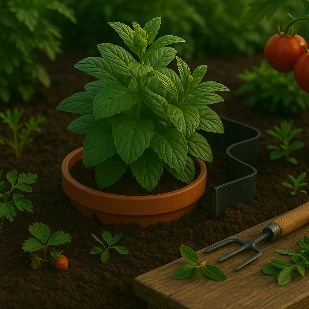Under the section How to Plant Manage Mint Among Your Companions
