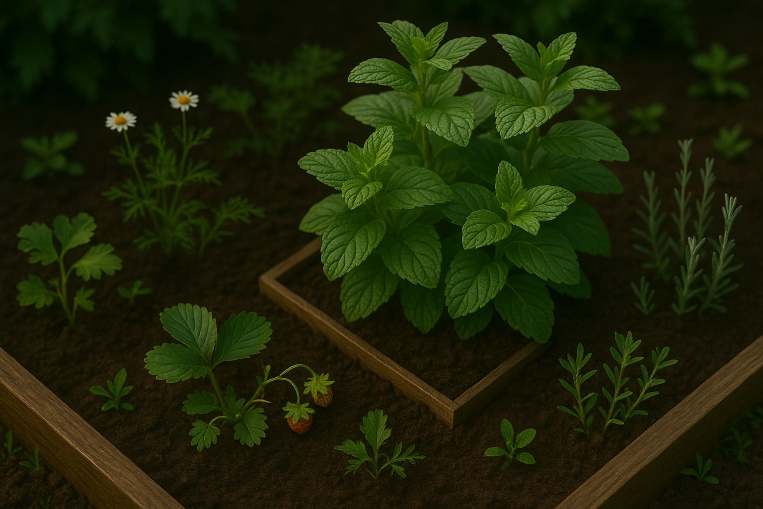 Under the section Plants That Shouldnt Be Grown with Mint