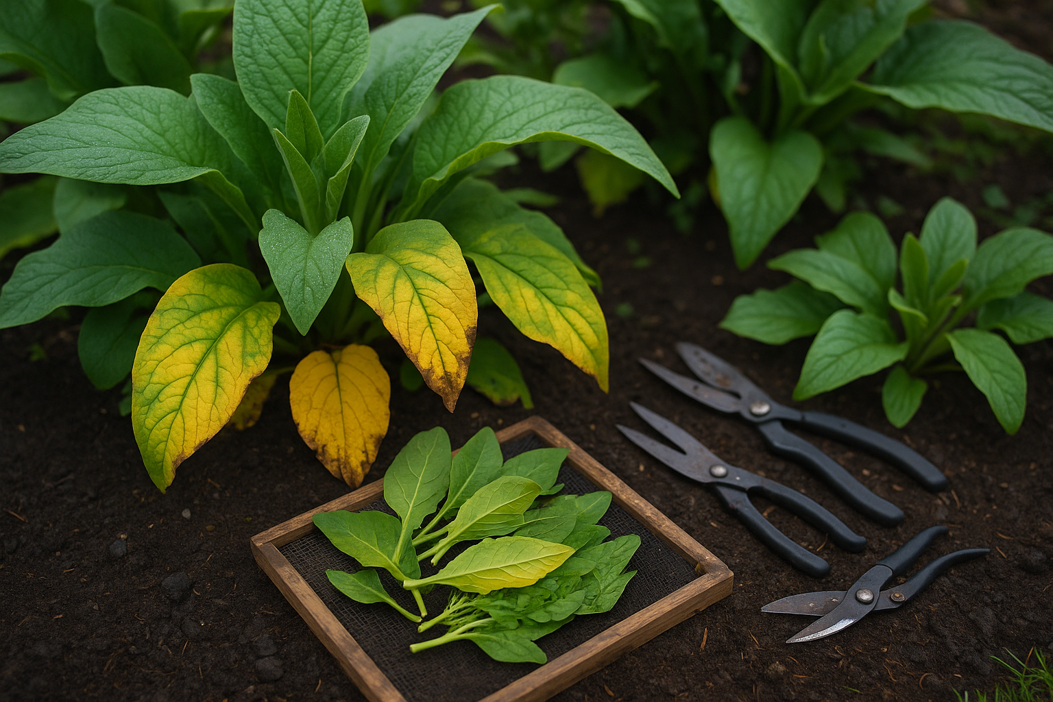 Understanding Yellow Comfrey Leaves