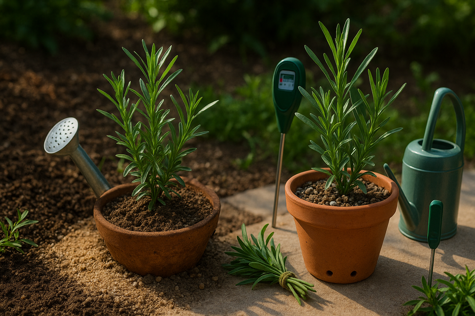 Watering Tarragon in Containers vs Ground