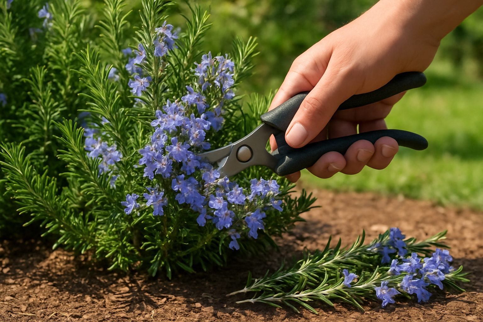 What To Do When Your Rosemary Flowers