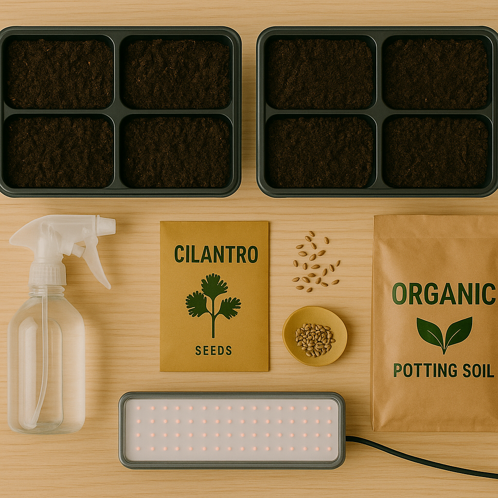 What You Need to Start Growing Cilantro Microgreens