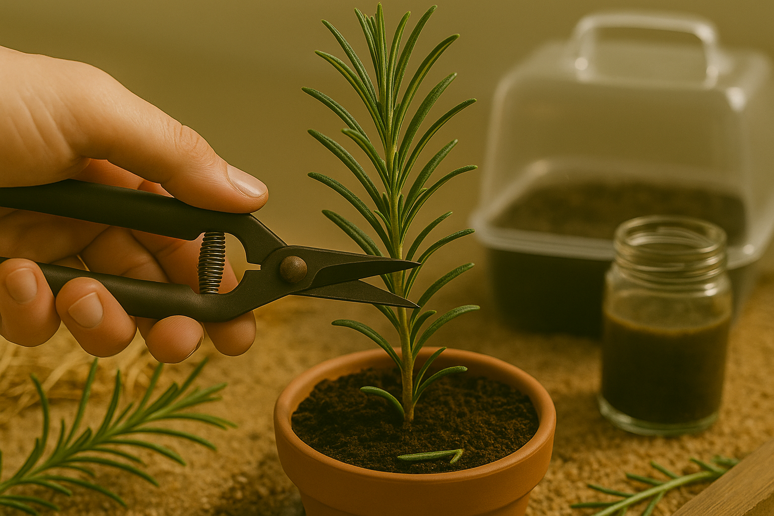 When and How to Take Rosemary Cuttings