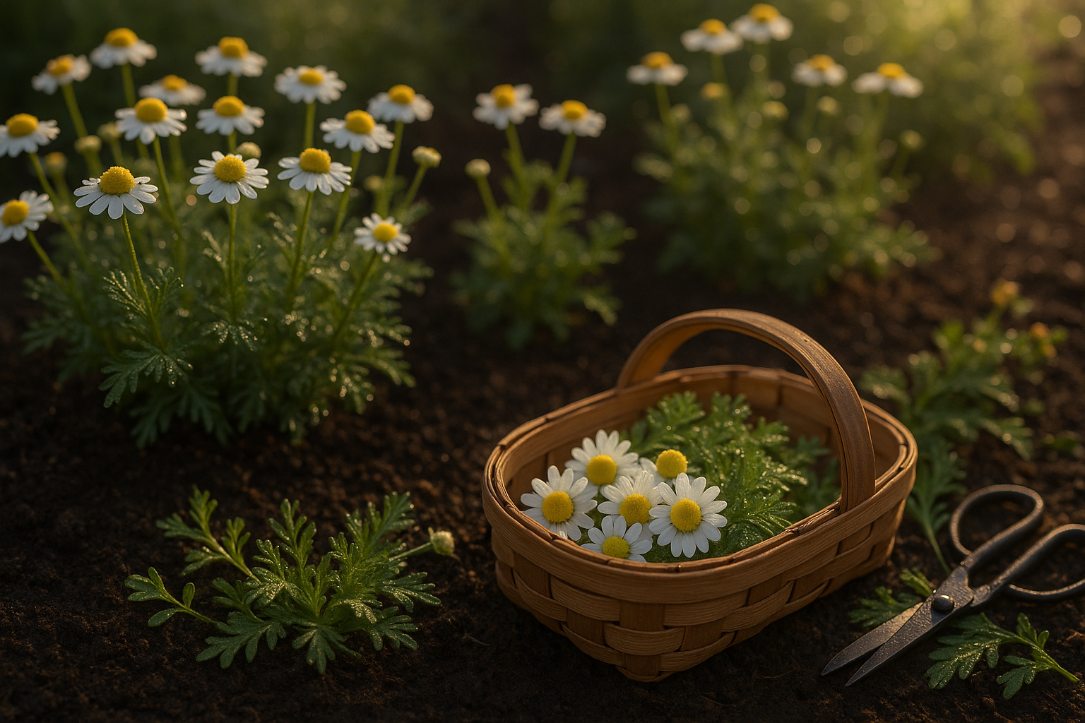 When and What Part of Chamomile to Harvest