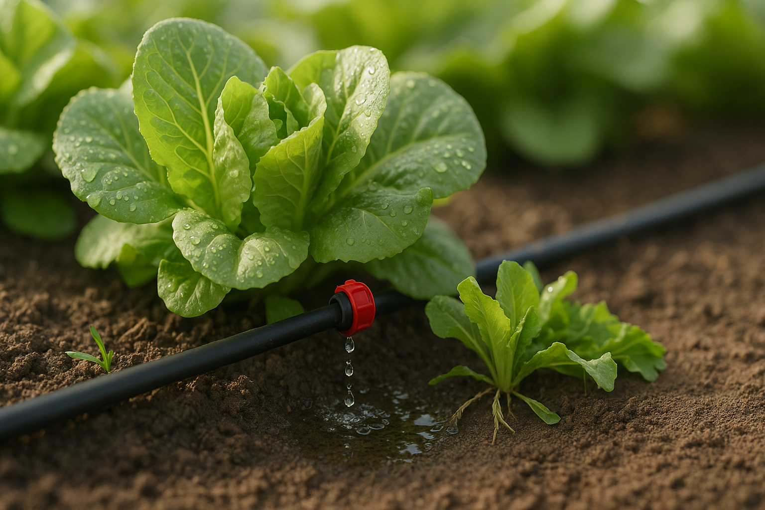 Why Choose Drip Irrigation for Lettuce