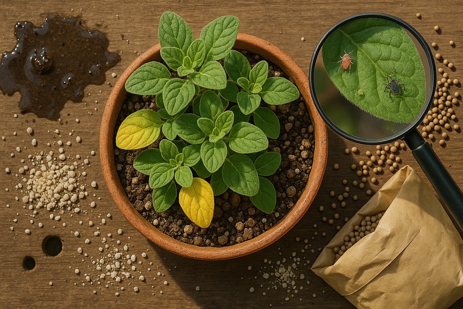 Common Causes of Yellowing Leaves