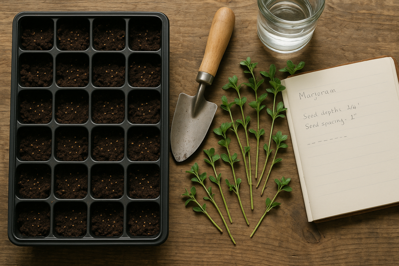 Planting MarjoramSeeds or Cuttings