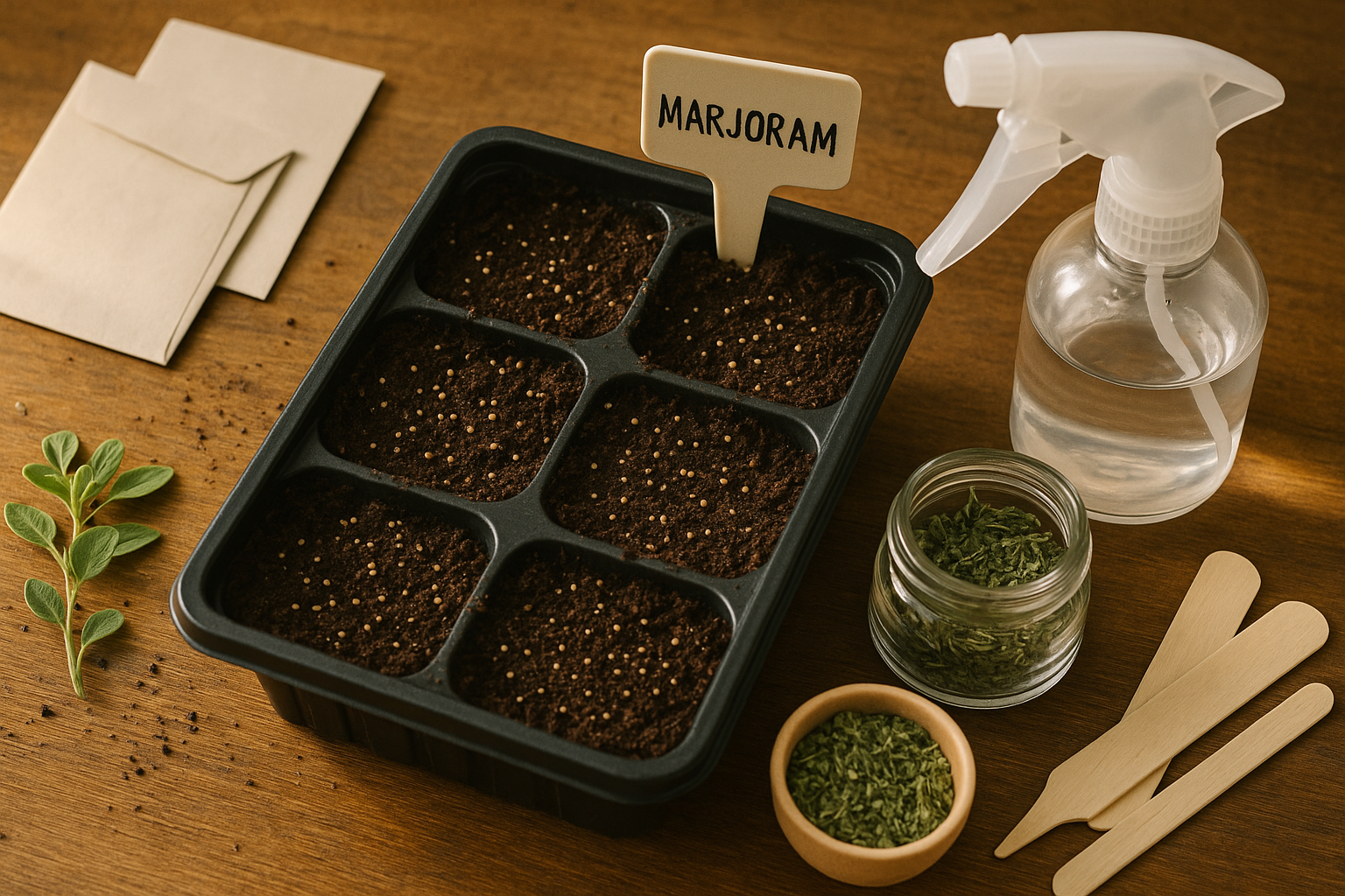 Sowing and Planting Marjoram