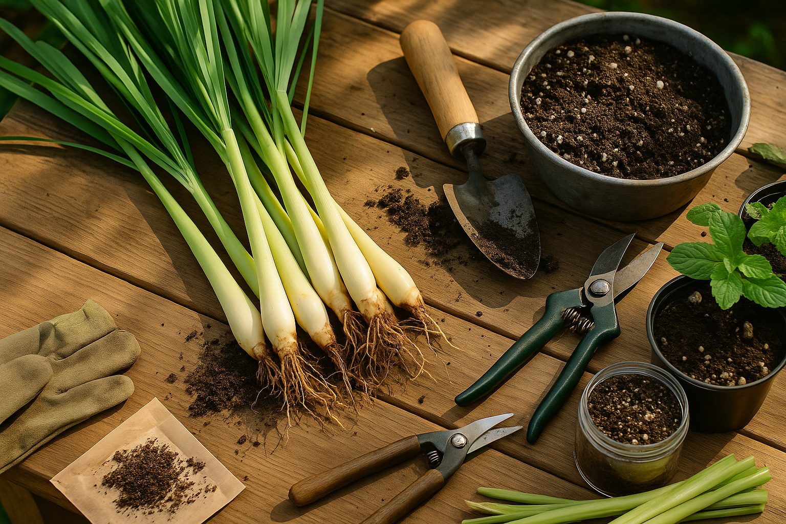 Choosing and Preparing Lemongrass for Planting