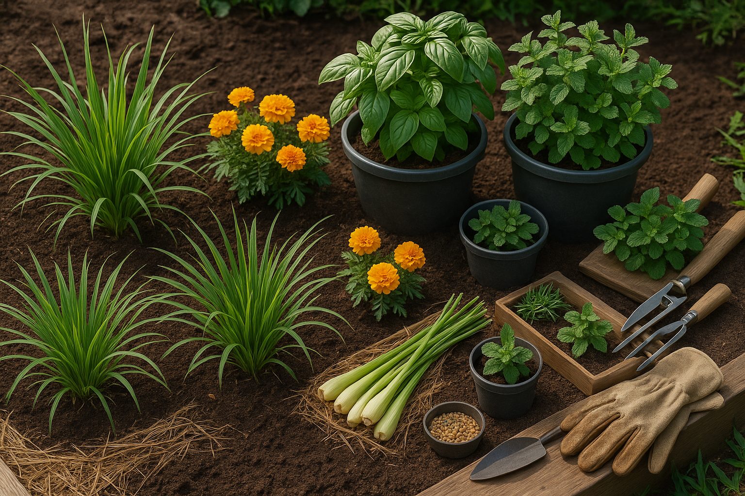 Growing and Caring for Lemongrass with Companions