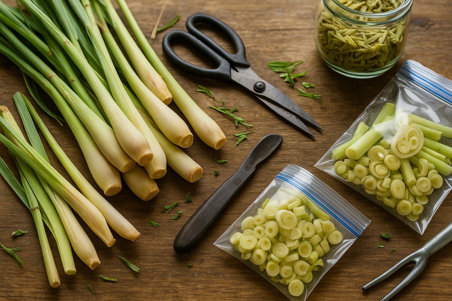 Harvesting and Using Lemongrass