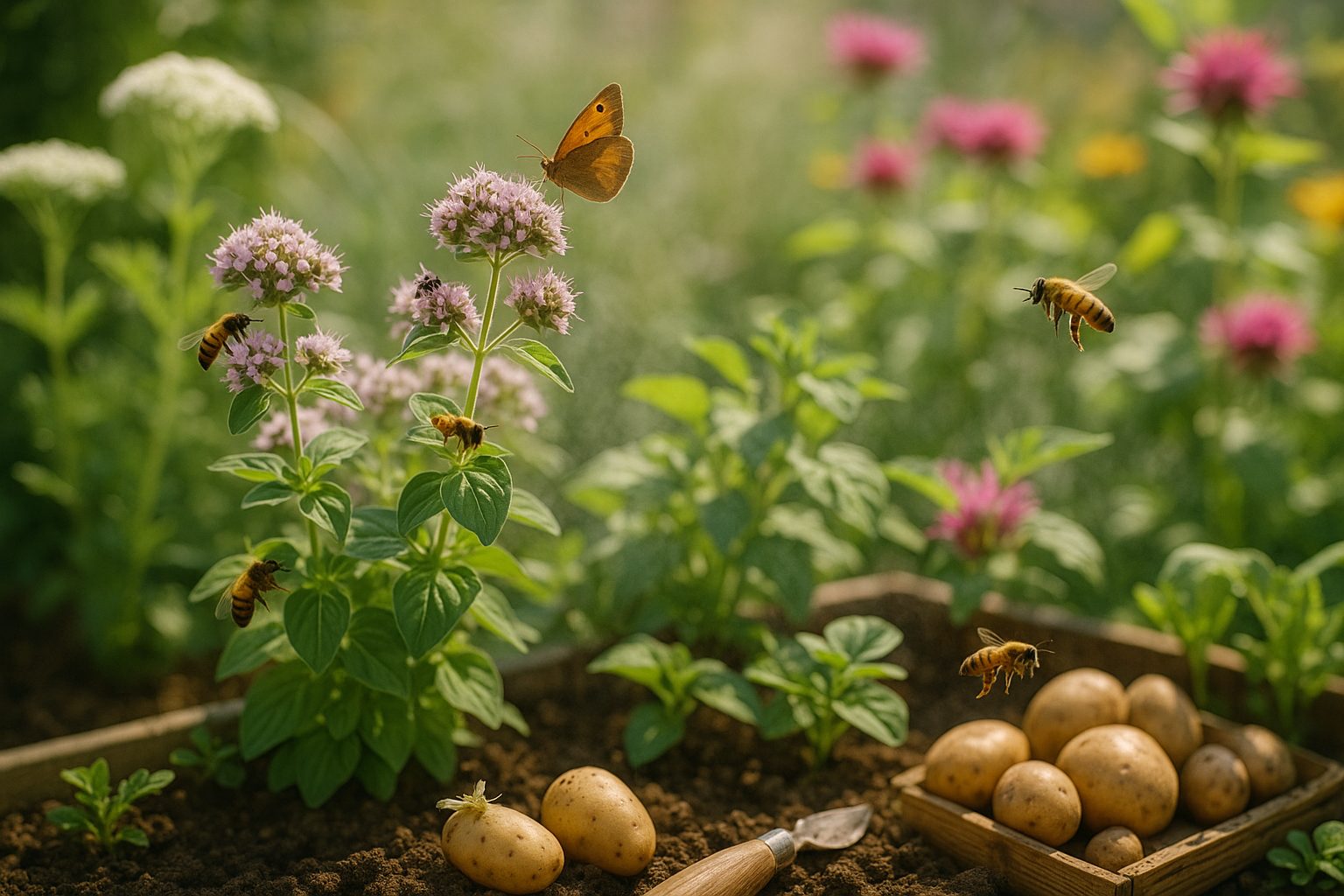 How Mexican Oregano Benefits Bees Butterflies and Other Pollinators