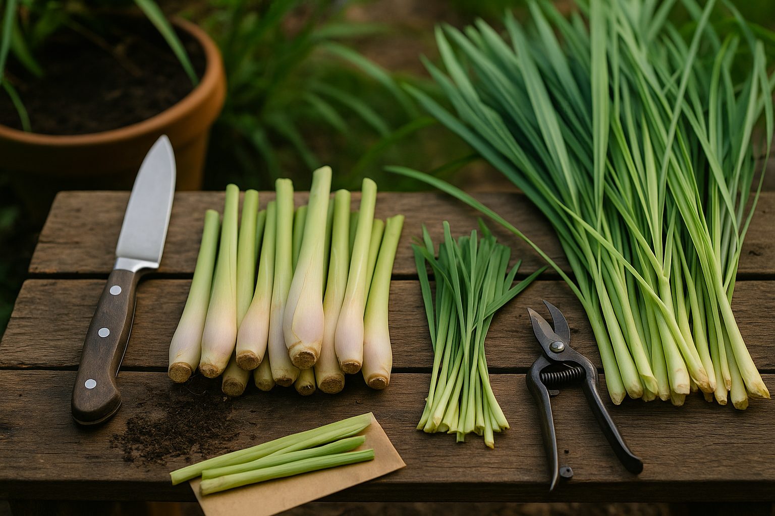 How to Harvest Lemongrass Properly