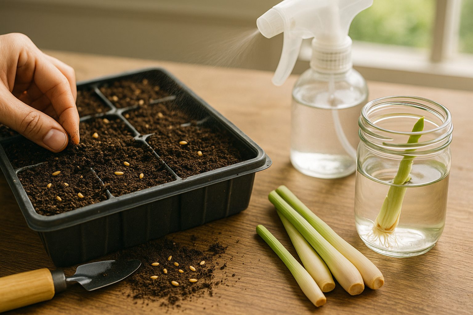 Lemongrass Propagation Methods Seed vs Stalk