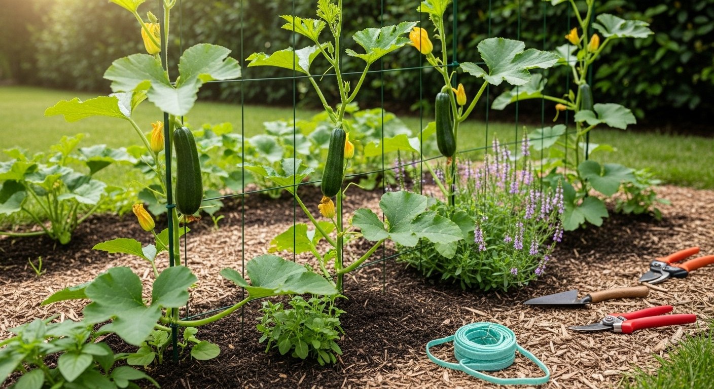 Advantages of Vertical Zucchini Growing