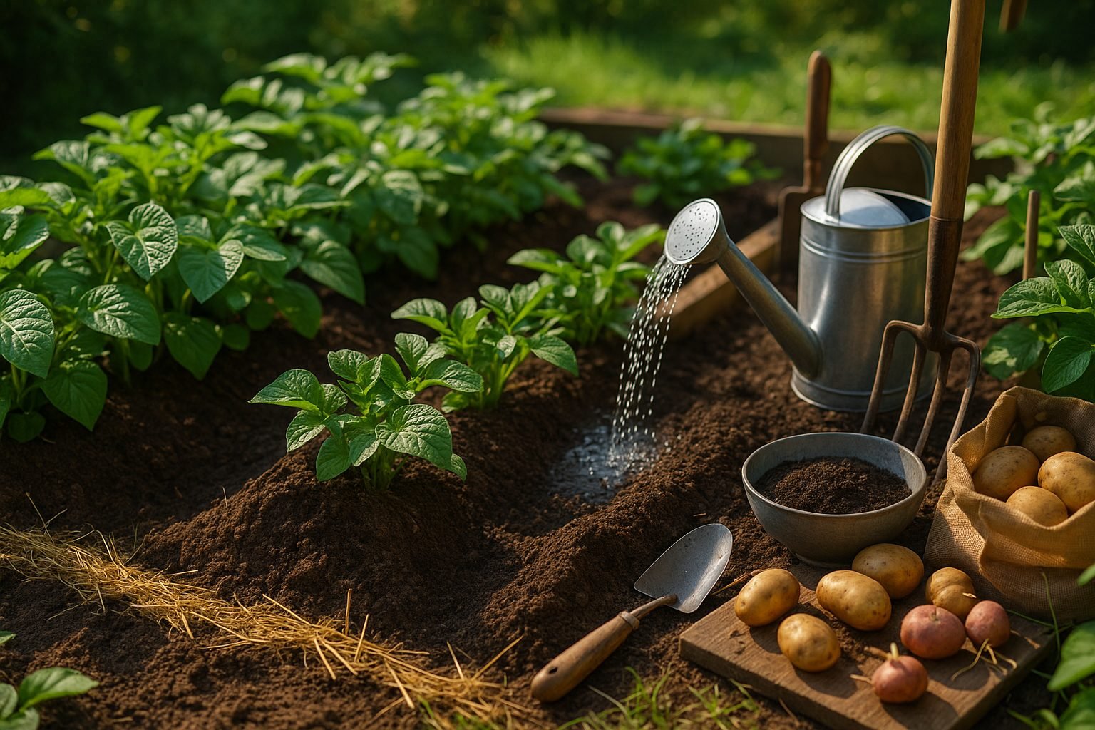 Basic Growing Tips for Home Garden Potatoes