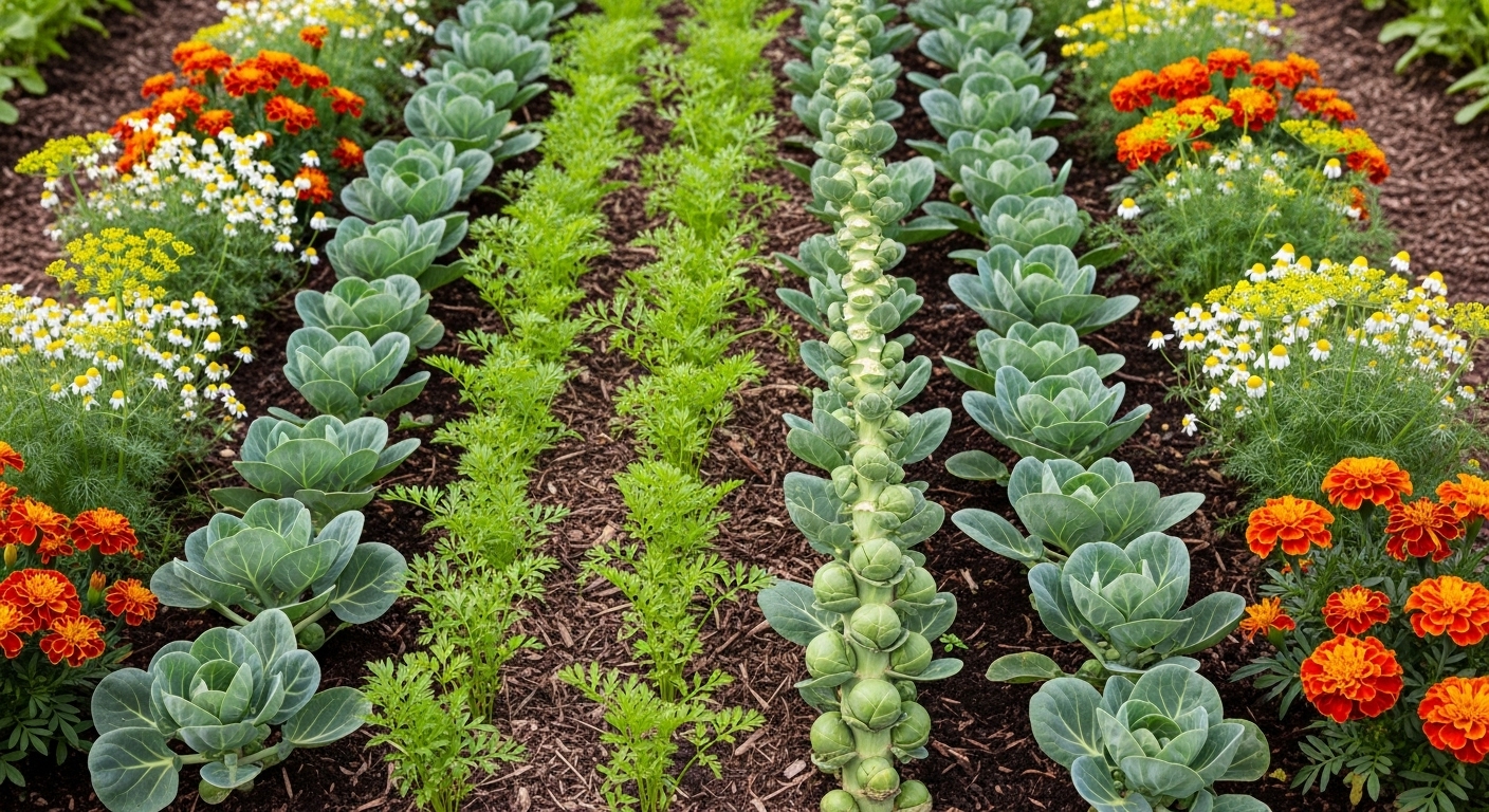 Best Companion Plants for Brussels Sprouts