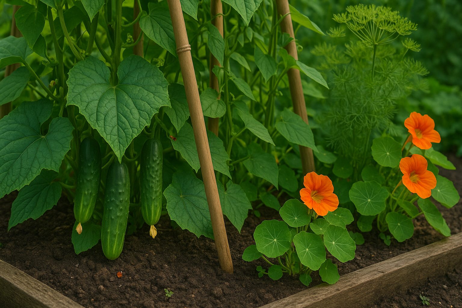 Best Companion Plants for Cucumbers