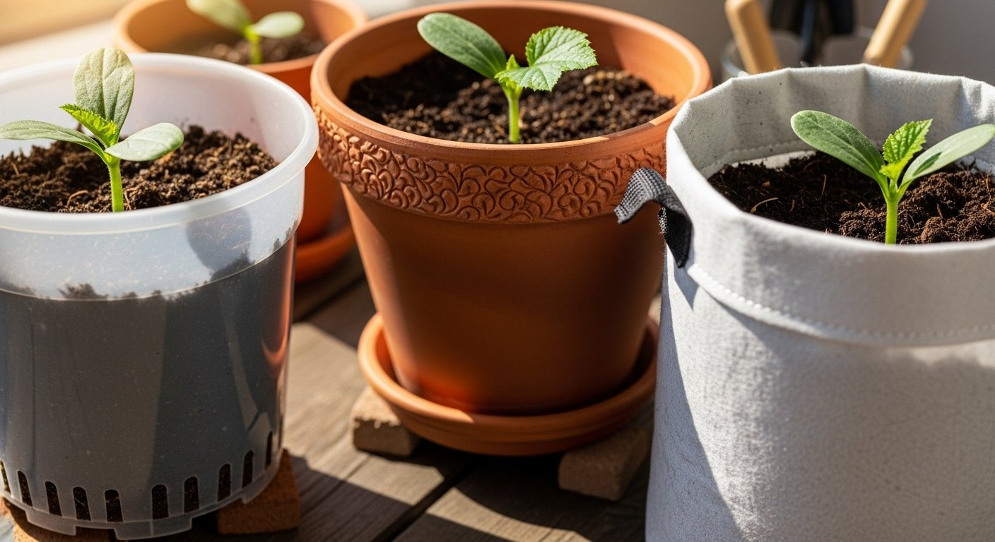 Best Container Location for Zucchini