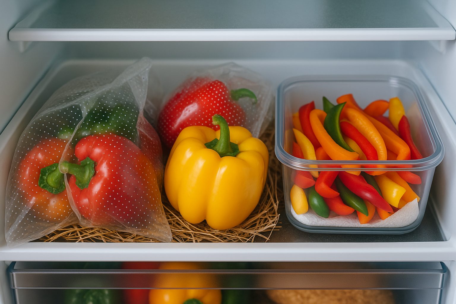Best Methods for Storing Whole and Cut Peppers