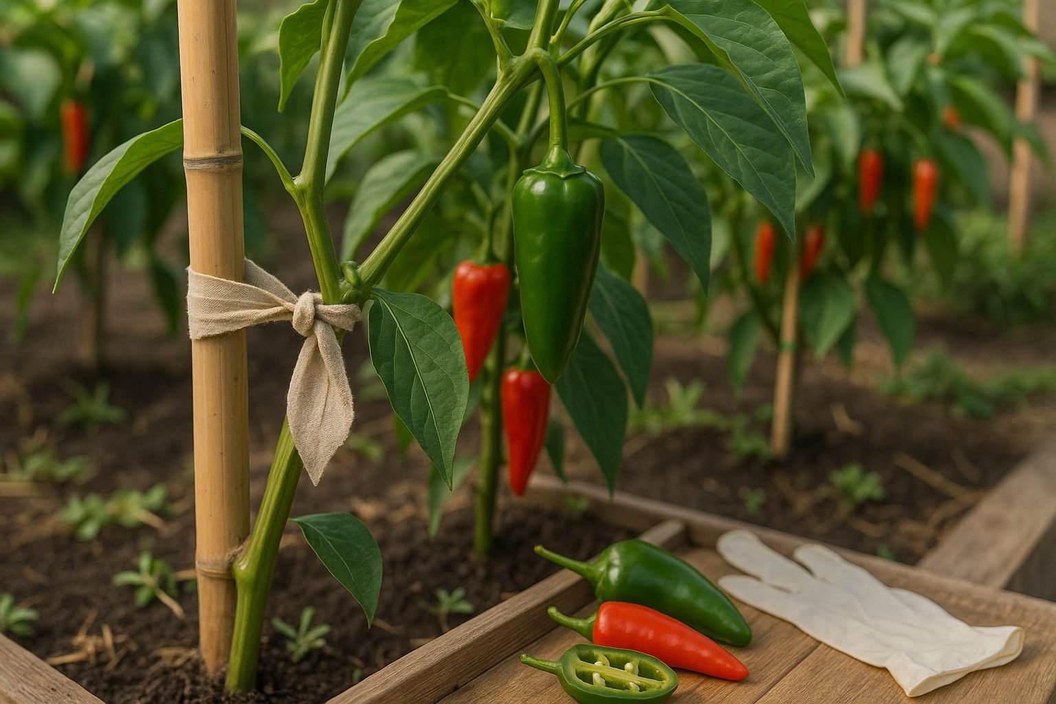 Best Practices for Growing and Staking Peppers