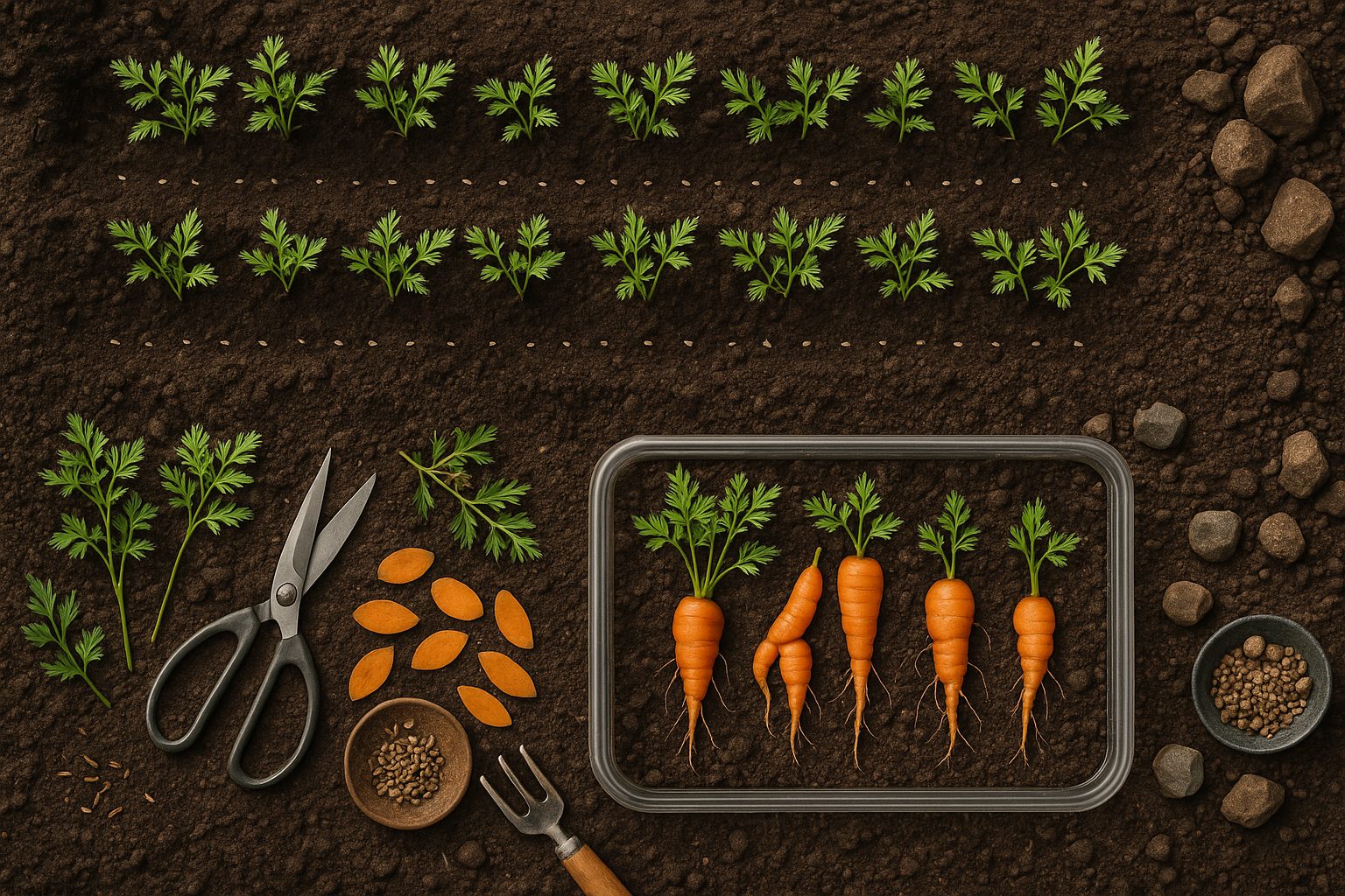 Best Practices for Planting and Thinning Carrots