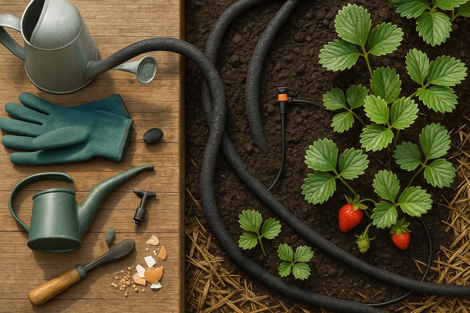 Best Techniques for Watering Strawberries