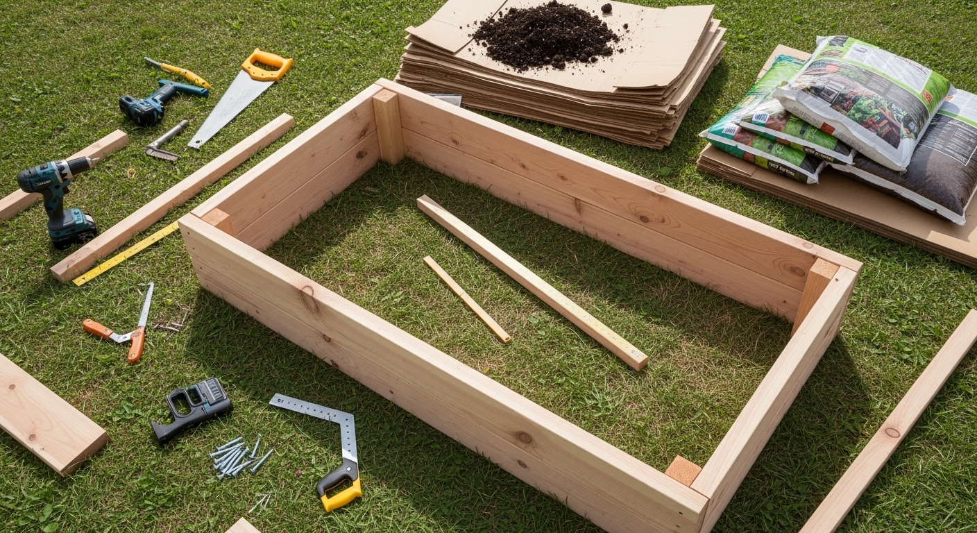 Building and Preparing Your Raised Bed