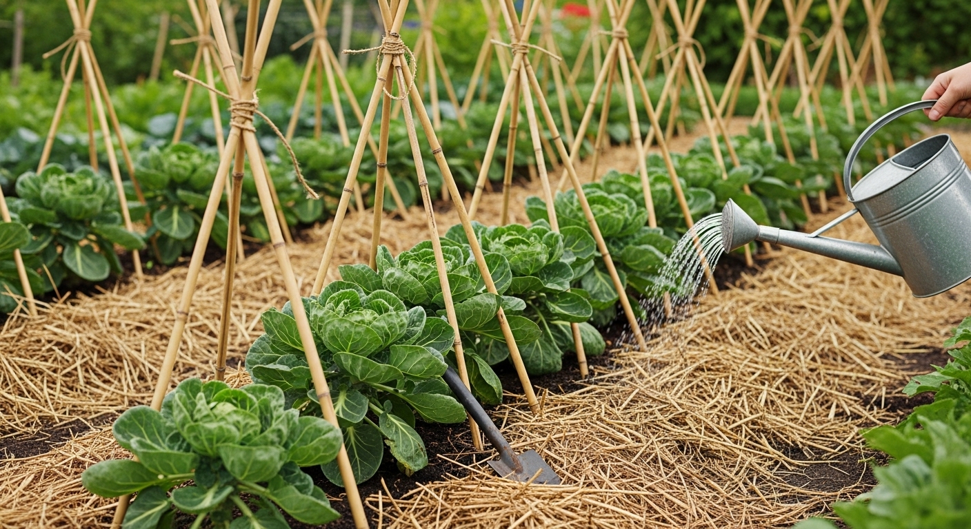 Caring for Brussels Sprouts Throughout the Season