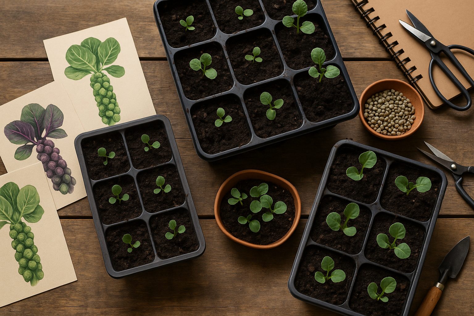 Caring for Brussels Sprouts in Containers