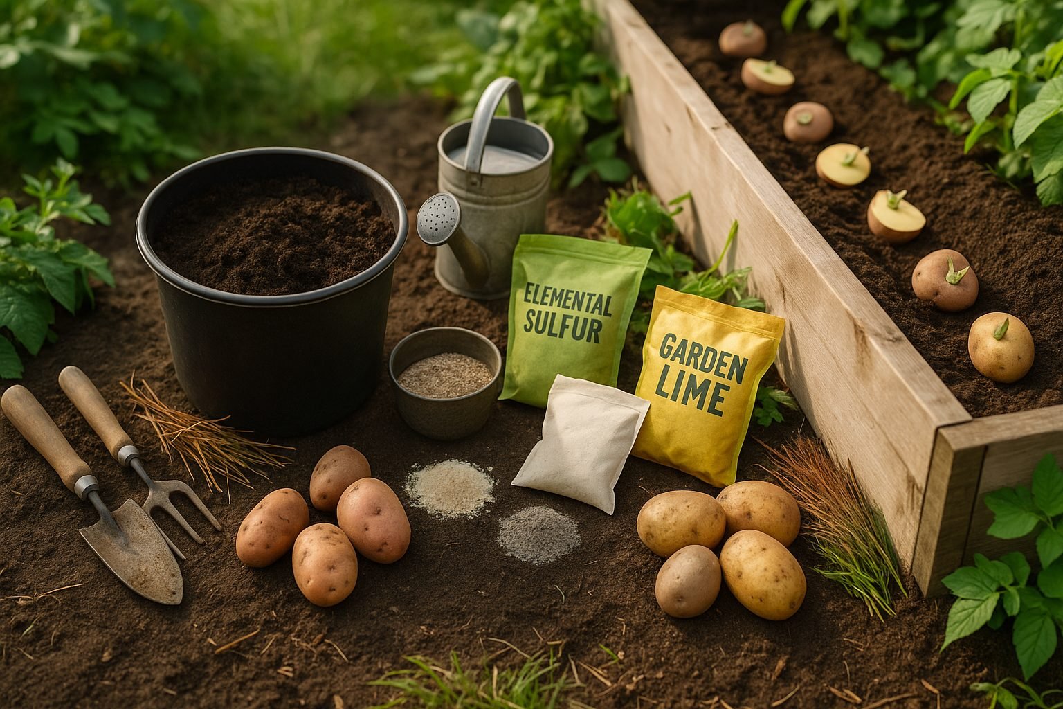 Checking and Adjusting Soil pH for Potatoes