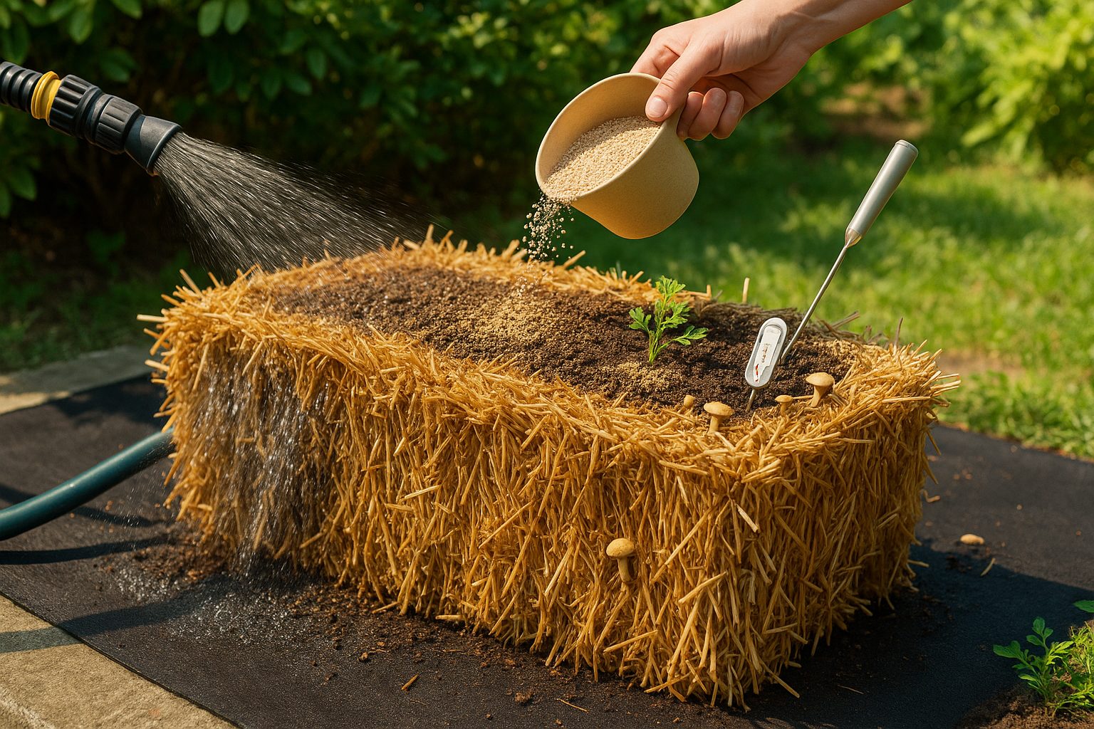 Choosing and Conditioning Your Straw Bales