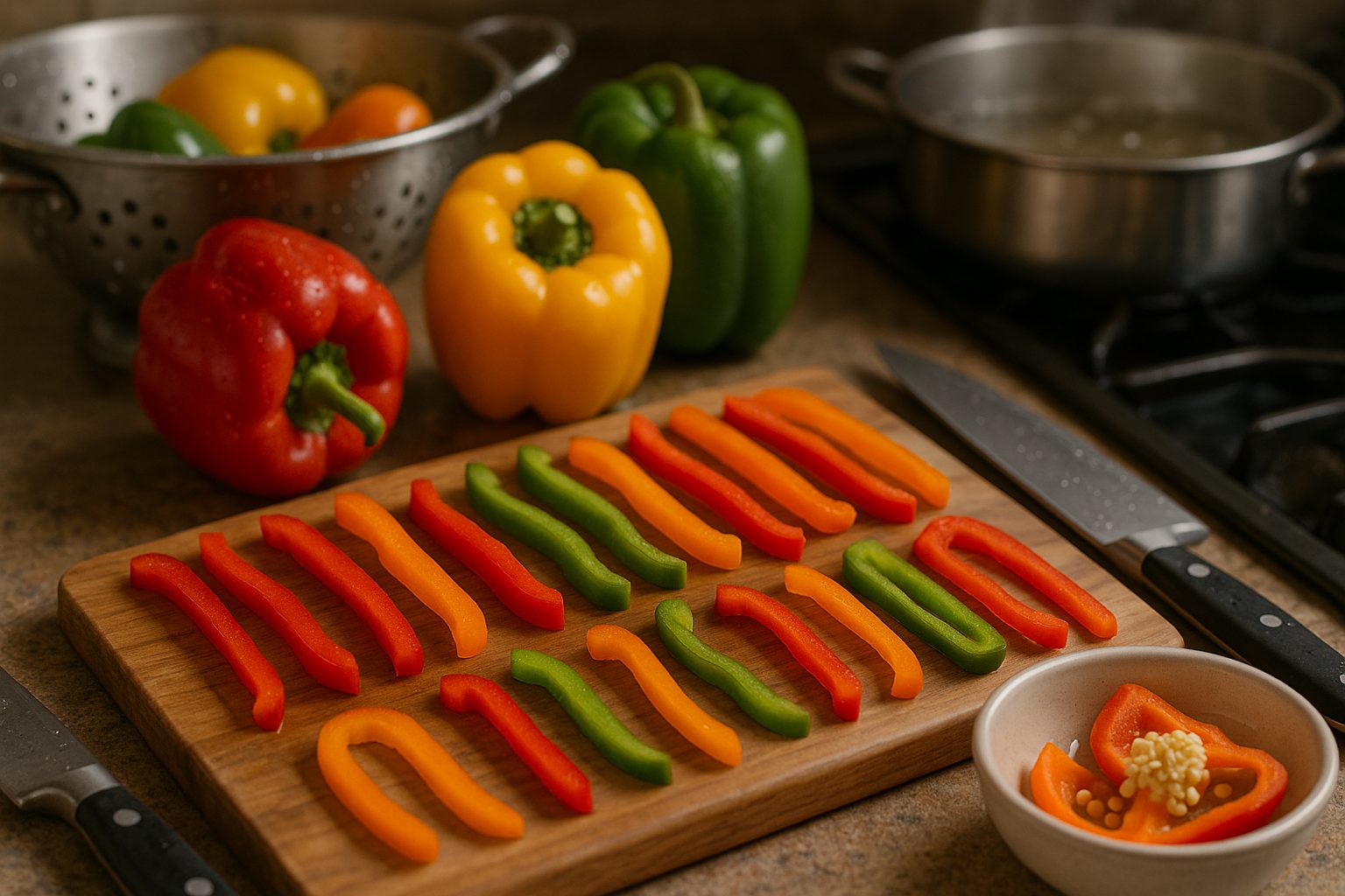 Choosing and Preparing Bell Peppers