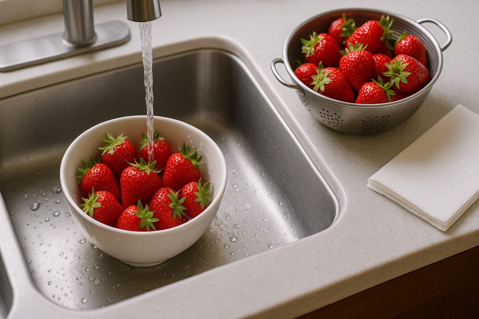 Choosing and Preparing Strawberries