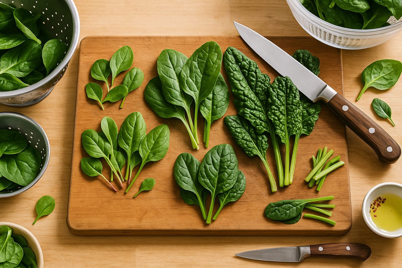 Choosing and Prepping Spinach