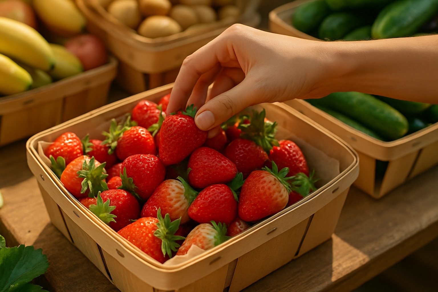 Choosing the Best Strawberries