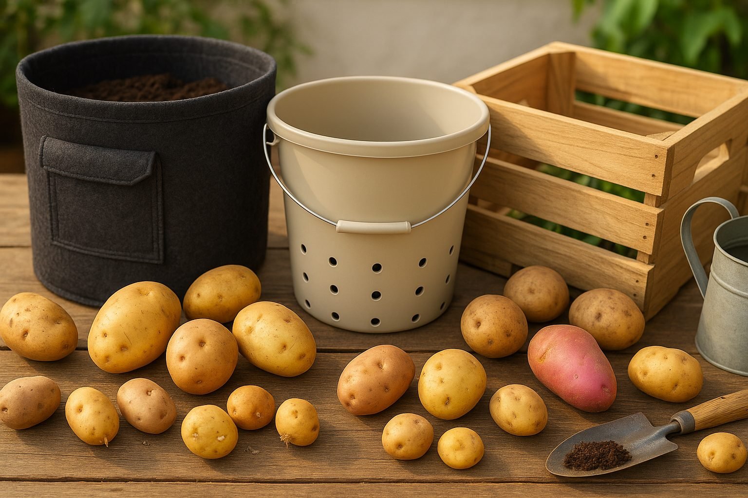 Choosing the Right Potatoes and Containers