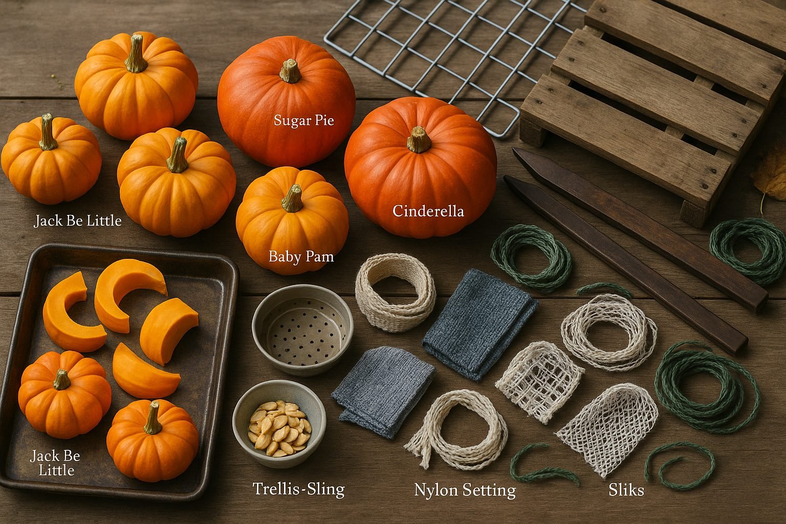 Choosing the Right Pumpkin Variety and Trellis
