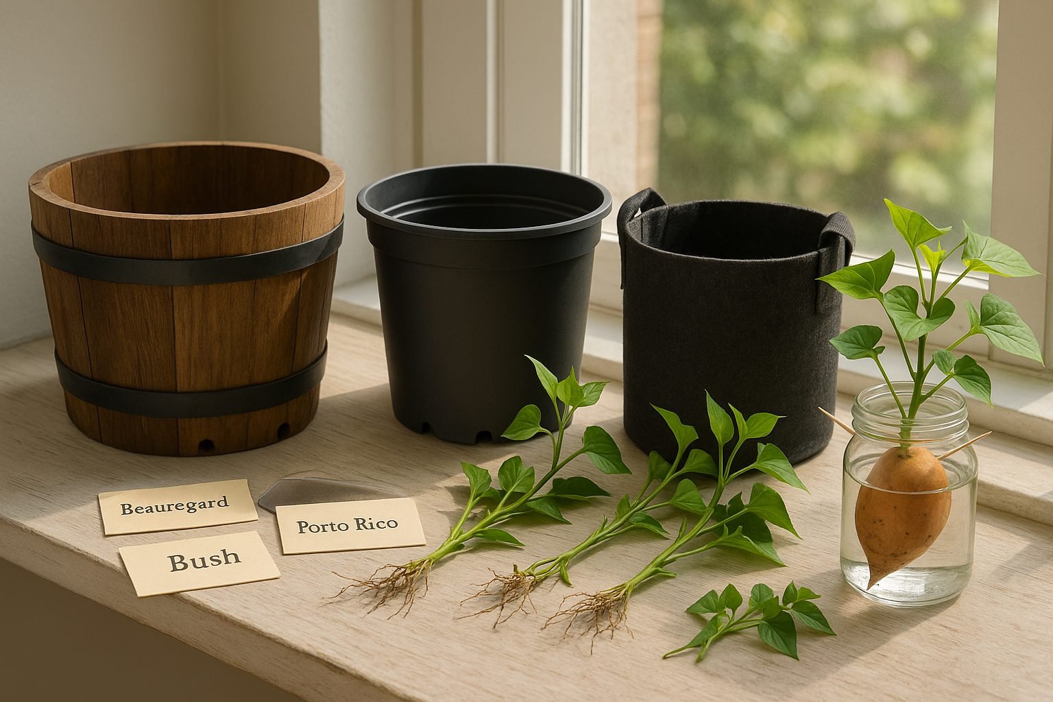 Choosing the Right Sweet Potato and Container