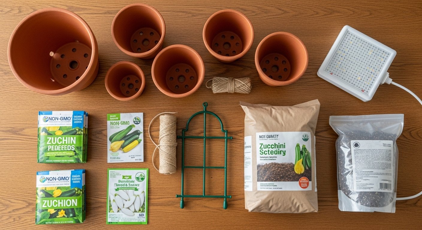 Choosing the Right Zucchini Variety and Supplies