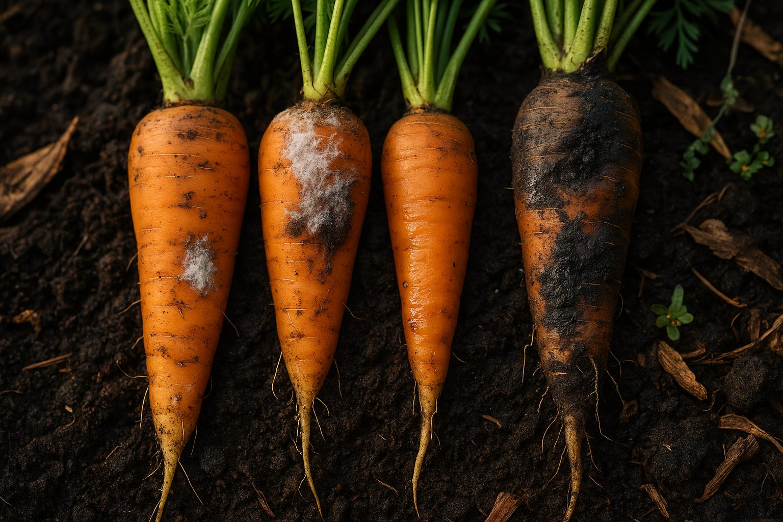 Common Carrot Disorders that Mimic Carrot Root Rot