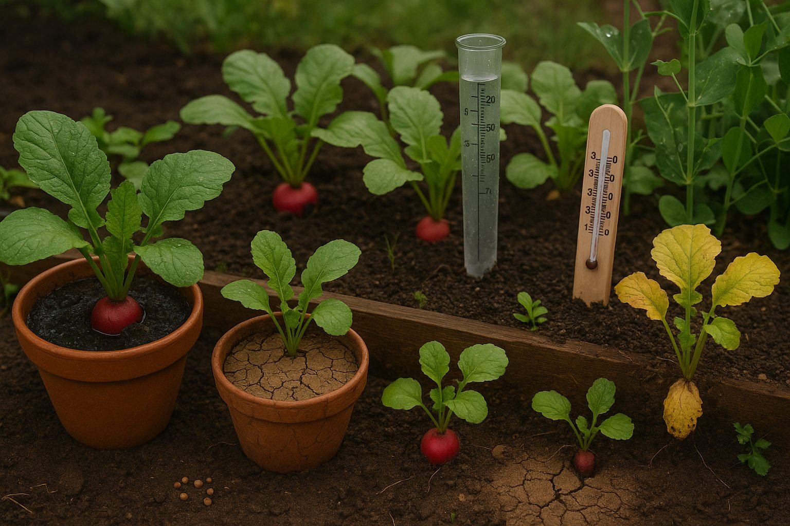 Common Causes of Yellow Radish Leaves