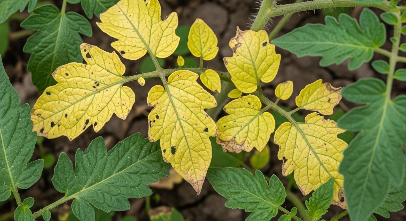 Common Causes of Yellowing Tomato Leaves